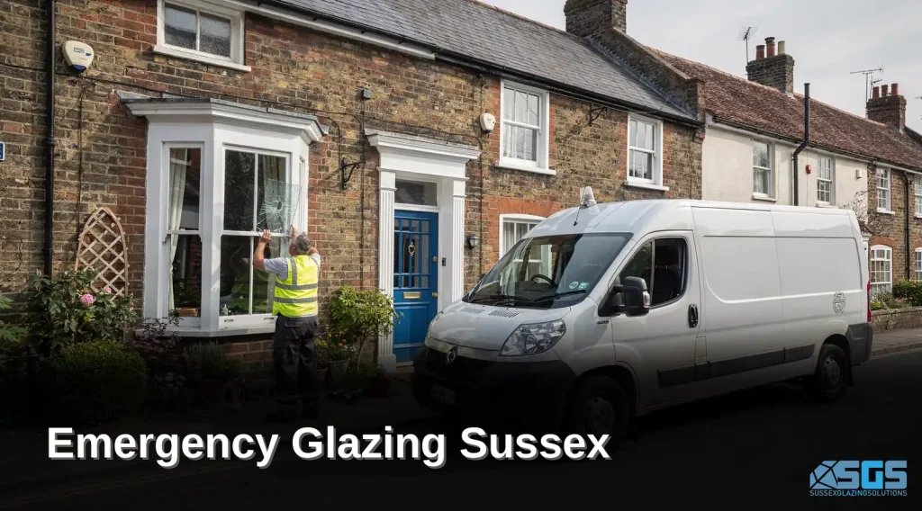 Acting immediately after glass damage or a potential threat limits further loss to the property