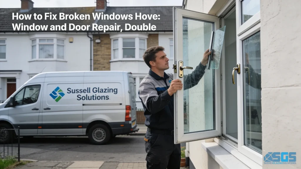 Sussex Glazing Solutions specializes in fixing and replacing glass, hinges, handles, and locks without altering