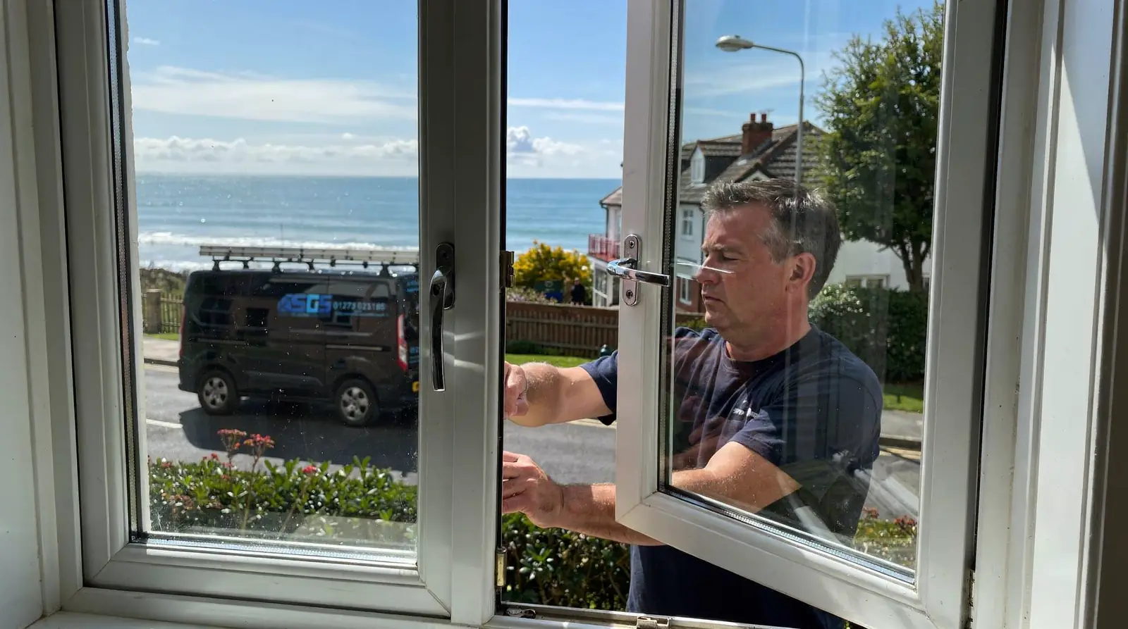 Coastal corrosion along Sussex is a recognized cause of window and door hardware breakdown